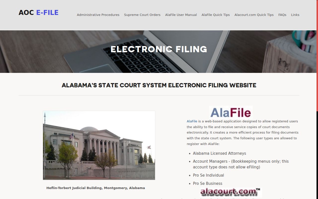 Lee County case search system comparison from Alabama courts
